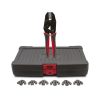 8-Piece Quick Change Ratchet Crimper