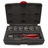 8-Piece Quick Change Ratchet Crimper