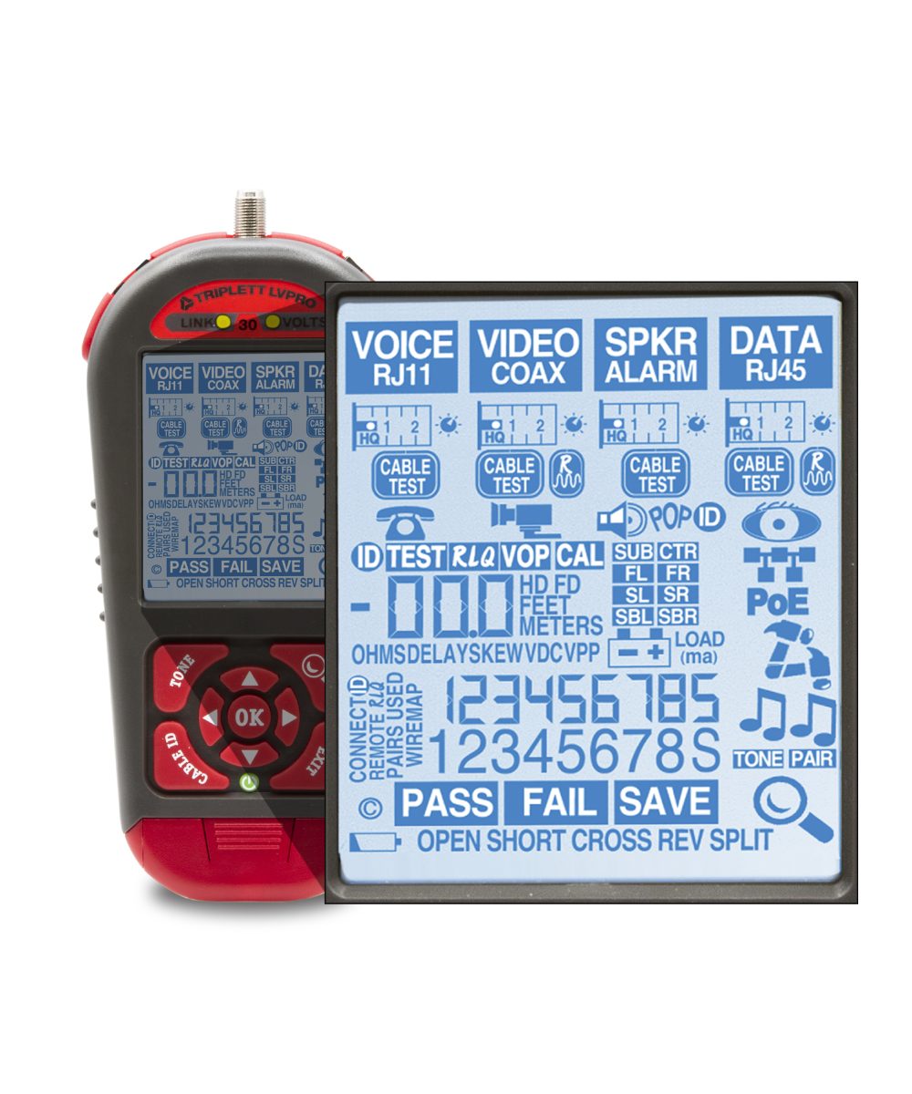 Low Voltage Pro Multifunctional Cable/Network Tester Kit with Smart Remotes and Printable Reports