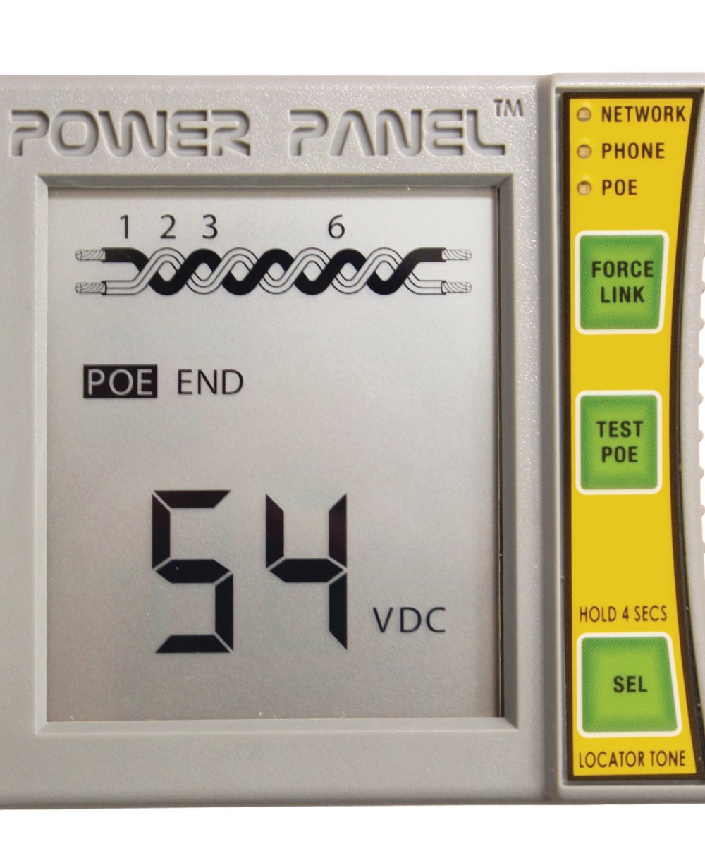 Power Panel Cat5/5e/6/6a/7/8 Digital Volt Meter