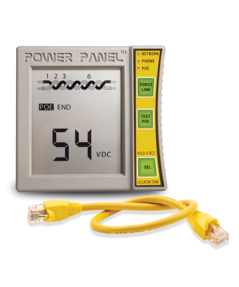 Power Panel Cat5/5e/6/6a/7/8 Digital Volt Meter