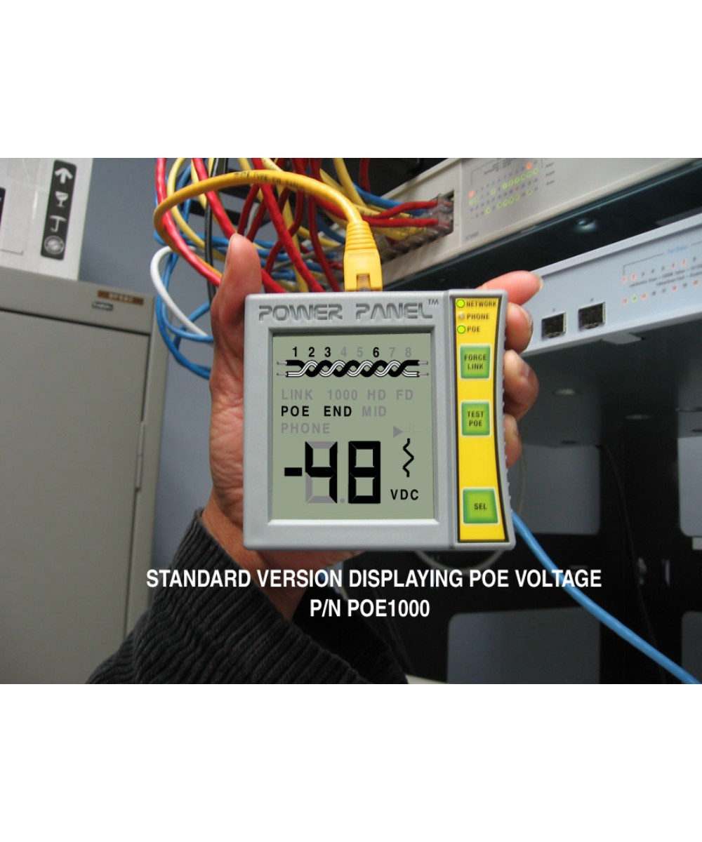 Power Panel Cat5/5e/6/6a/7/8 Digital Volt Meter