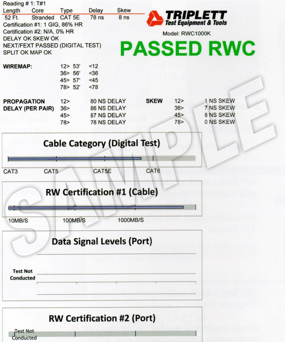 Real World LAN and Cable Certifier(4) Real World LAN and Cable Certifier